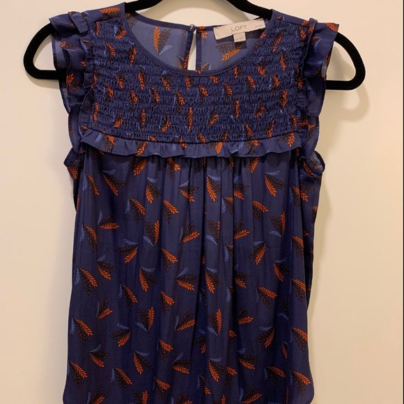 LOFT Patterned Blouse - Picture 3 of 8